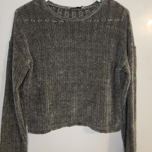 Hollister Gray Knit Top Size XS